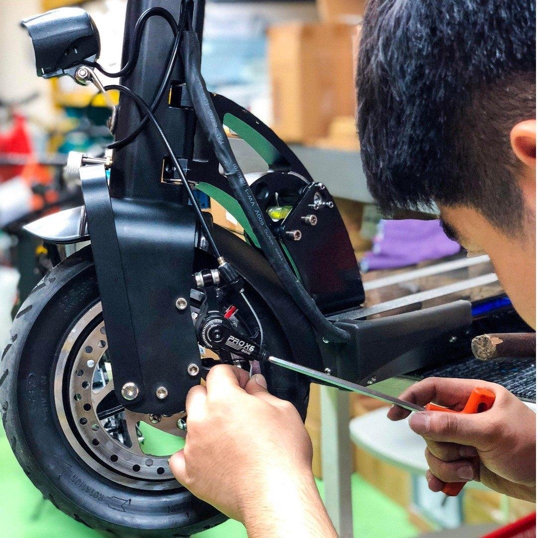 E-Scooter Bremsensystem und Bremsbeläge